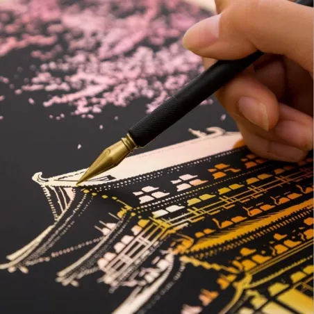 Magiczna Zdrapka Berlin 40.5X28.5 Cm Zestaw Kreatywny