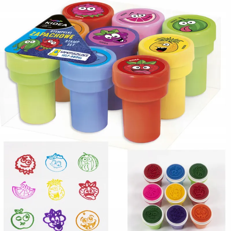 STEMPELKI ZAPACHOWE KIDEA  9 SZT.