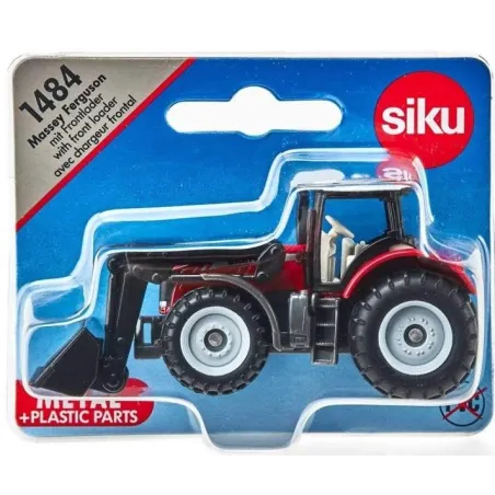 Traktor Massey Ferguson Z Przednią Ładowarką Siku 1484 3+