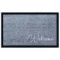 Welcome Wycieraczka Antypoślizgowa Szara 45 X 75 Cm Gumowy Spód