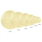Lampion Papierowy Kremowy 35 Cm