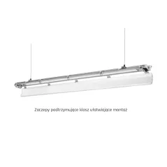 Oprawa Oświetleniowa Hermetyczna Limea Led Tube Slim G13 2X120 Ip65 Szara