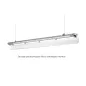 Oprawa Oświetleniowa Hermetyczna Limea Led Tube Slim G13 2X120 Ip65 Szara