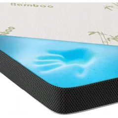 MATERAC NAWIERZCHNIOWY PIANKOWY MEMORY 160X200 CM PREMIUM TOPPER H3 KOMFORTKISSEN