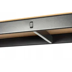 REGAŁ MAGAZYNOWY METALOWY 3W1 CZARNY 180X90X30 5X175 KG DOOC