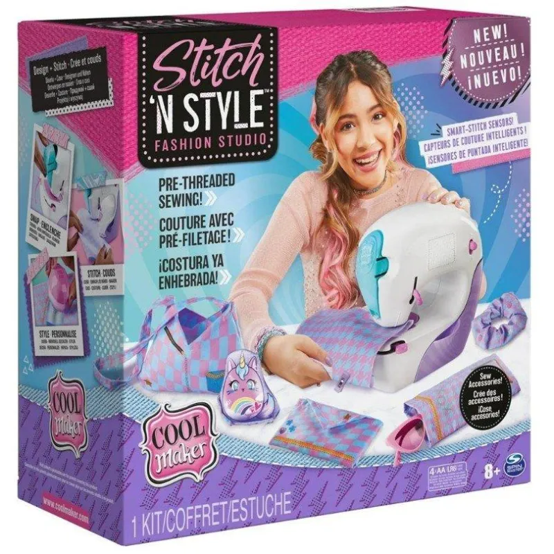 BEZPIECZNA MASZYNA DO SZYCIA DLA DZIECI COOL MAKER STITCH'N STYLE 8+ II GATUNEK
