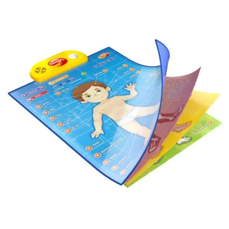 INTERAKTYWNE EDUKACYJNE PLAKATY ANATOMIA CZŁOWIEKA 4 SZT DUMEL DISCOVERY 5+ II GATUNEK