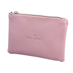 KOSMETYCZKA DAMSKA TOP CHOICE LEATHER MIĘKKA ECO-SKÓRA 15,5x10 CM