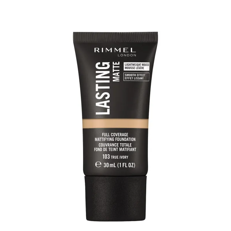RIMMEL LASTING MATTE PODKŁAD MATUJĄCY 103 TRUE IVORY 30 ML