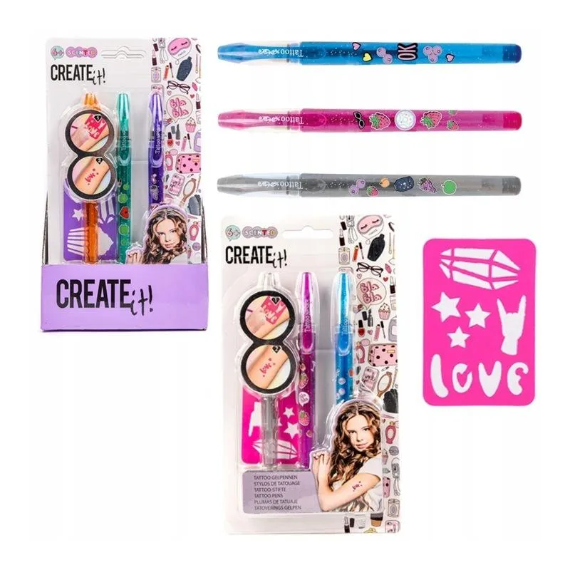 CREATE IT! PISAKI DO TATUAŻU ZAPACHOWE + WZORNIKI 5+