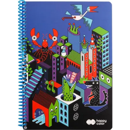 Kołonotatnik Na Spirali W Kratkę 80 Kartek B5