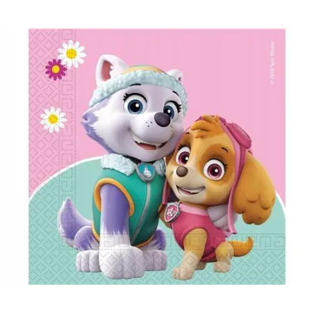 SERWETKI PAPIEROWE PSI PATROL RÓŻOWE 20 SZT.