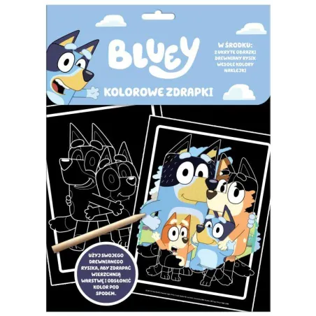Bluey. Kolorowe Zdrapki