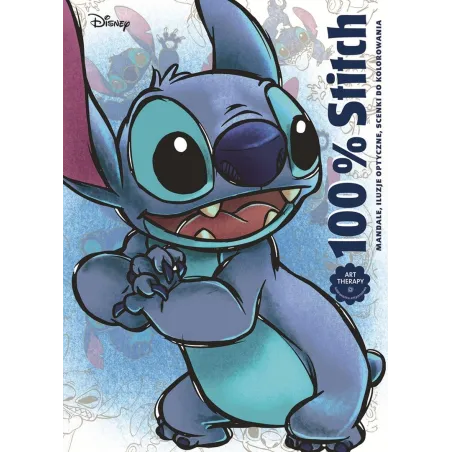 Disney 100% Stitch. Mandale, Iluzje Optyczne, Scenki Do Kolorowania. Art Therapy