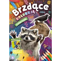 Zwierzaki. Brzdące kolorują naklejki świecące w ciemności