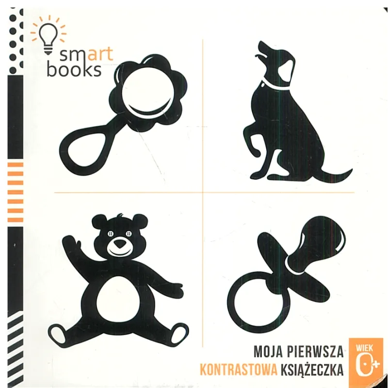 MOJA PIERWSZA KONTRASTOWA KSIĄŻECZKA 0+ - Smart Books