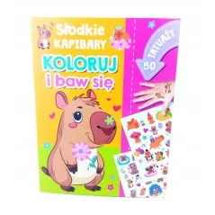SŁODKIE KAPIBARY. KOLORUJ I BAW SIĘ 50 TATUAŻY