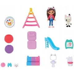 DUZY KOCI PIĘTROWY DOMEK GABBY'S DOLLHOUSE GABI 60 CM 3+