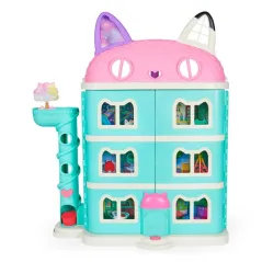 DUZY KOCI PIĘTROWY DOMEK GABBY'S DOLLHOUSE GABI 60 CM 3+