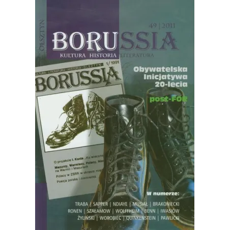 BORUSSIA 49/2011 KULTURA HISTORIA LITERATURA - Borussia
