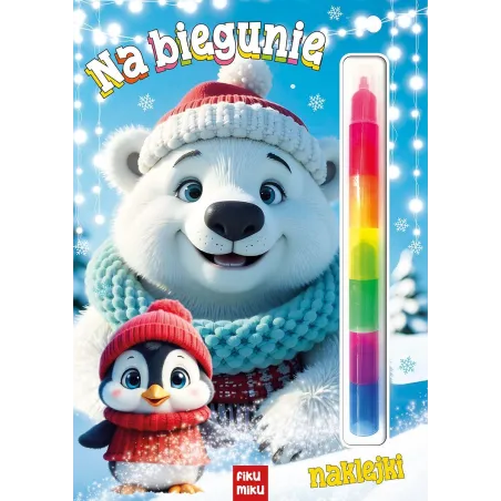 Na Biegunie. Kolorowanka Z Kredką I Z Naklejkami