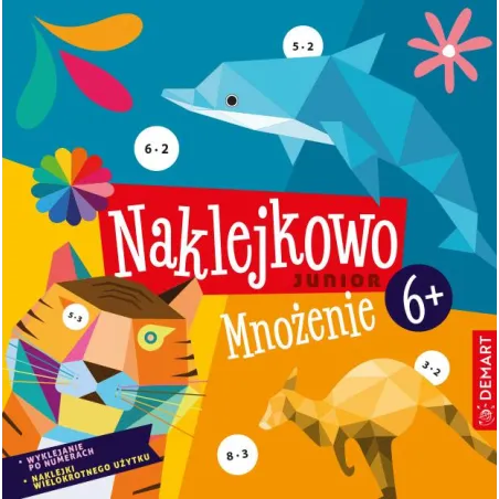 Mnożenie. Naklejkowo Junior 6+