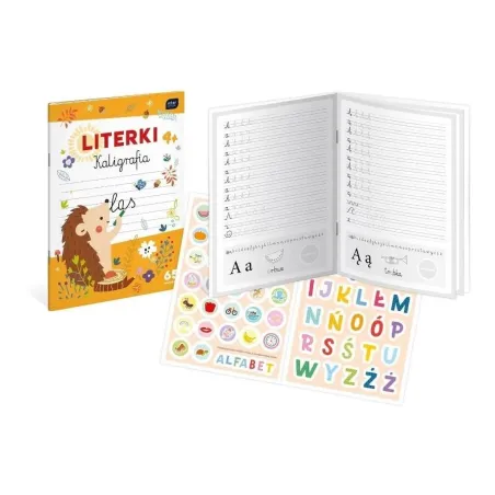 Literki. Kaligrafia. Książeczka Z Naklejkami