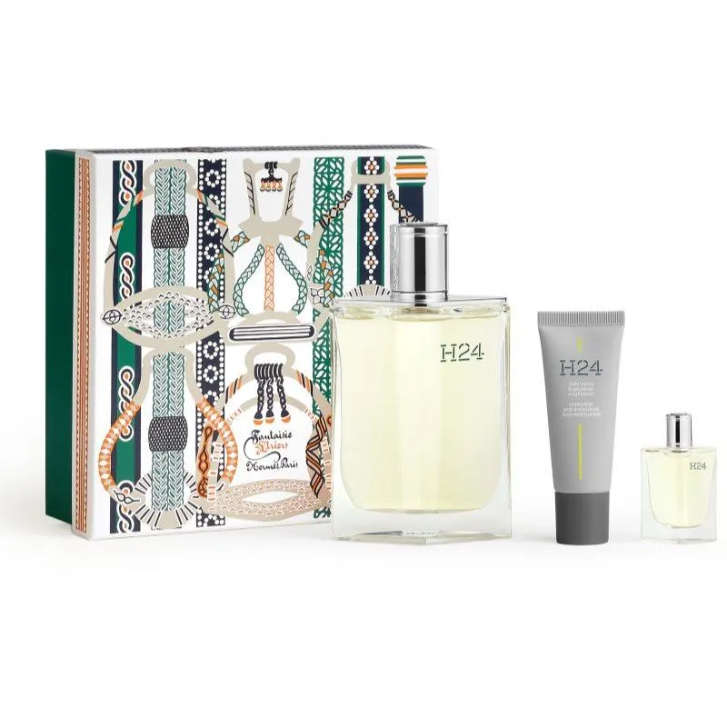 HERMES H24 ZESTAW ZAPACHOWY MĘSKI WODA TOALETOWA 100 ML + 5ML + KREM DO TWARZY 20ML