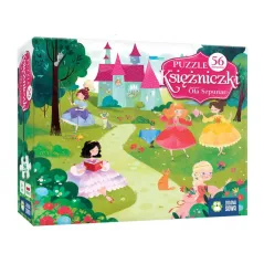 KSIĘŻNICZKI PUZZLE 56 ELEMENTÓW 4+ - Zielona Sowa