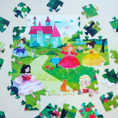 Księżniczki Puzzle 56 Elementów 4+