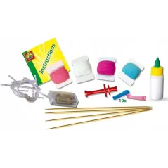 ZRÓB WŁASNĄ ŚWIECĄCĄ GIRLANDĘ ZESTAW KREATYWNY SES CREATIVE 6+