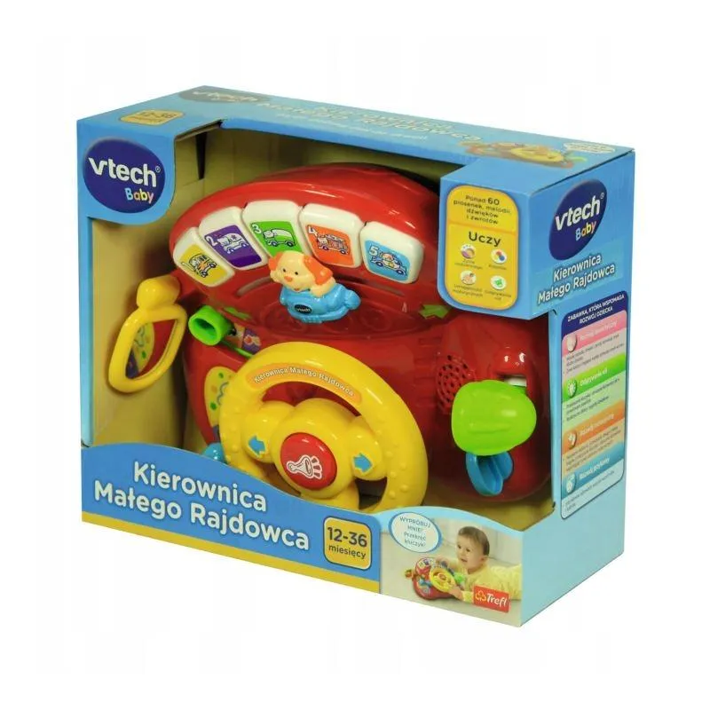 INTERAKTYWNA KIEROWNICA MAŁEGO RAJDOWCA 12-36 MIESIĘCY VTECH