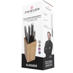 ZWIEGER KLASSIKER ZESTAW NOŻY KUCHENNYCH W BLOKU 6 ELEMENTÓW