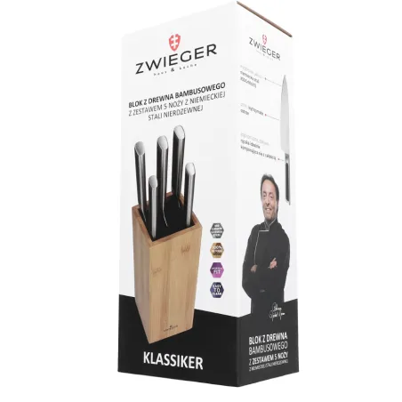 Zwieger Klassiker Zestaw Noży Kuchennych W Bloku 6 Elementów
