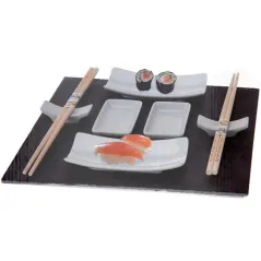 ELEGANSKI ZESTAW DO SUSHI DLA DWOJGA EXCELLENT HOUSEWARE 13 ELEMENTÓW II GATUNEK