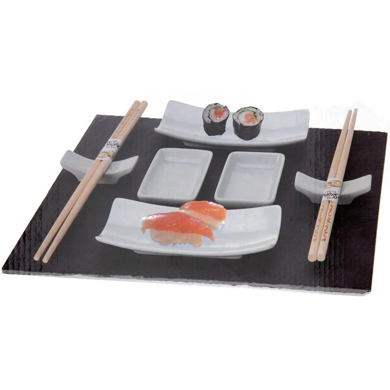 ELEGANSKI ZESTAW DO SUSHI DLA DWOJGA EXCELLENT HOUSEWARE 13 ELEMENTÓW II GATUNEK