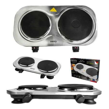 DWUPALNIKOWA KUCHENKA ELEKTRYCZNA CAMRY CR 6511 INOX II GATUNEK