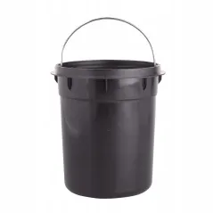 KOSZ ŁAZIENKOWY Z BAMBUSOWĄ POKRYWĄ 3 L BIAŁY ALTOM DESIGN