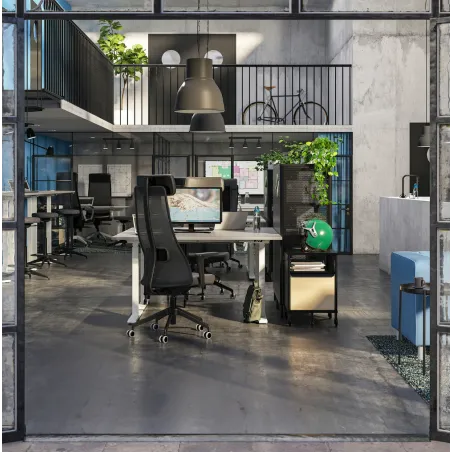 Krzesło Obrotowe Biurowe Ergonomiczne Z Podłokietnikami Ikea Järvfjället