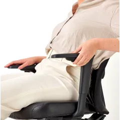 KRZESŁO OBROTOWE BIUROWE ERGONOMICZNE Z PODŁOKIETNIKAMI IKEA JÄRVFJÄLLET