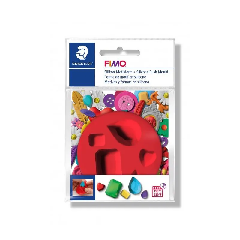 SILIKONOWA FORMA KLEJNOTY DO MAS PLASTYCZNYCH  STAEDTLER