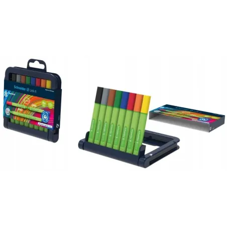 FLAMASTRY LINK-IT 8 SZT. SCHNEIDER – EKOLOGICZNE I ERGONOMICZNE