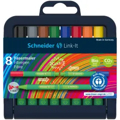 FLAMASTRY LINK-IT 8 SZT. SCHNEIDER – EKOLOGICZNE I ERGONOMICZNE