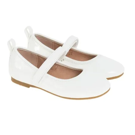 BALERINY DZIECIĘCE BIAŁE LAKIEROWANE ROZMIAR 28 COOL CLUB