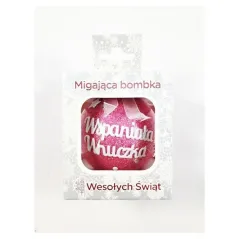 MIGAJĄCA BOMBKA LED WSPANIAŁA WNUCZKA