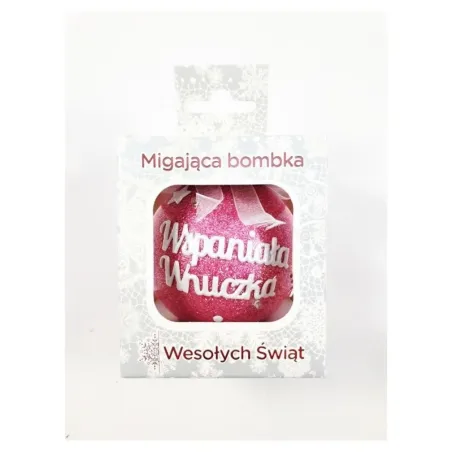 MIGAJĄCA BOMBKA LED WSPANIAŁA WNUCZKA