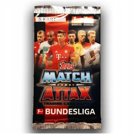 Szaszetka Z 5 Kartami Bundesliga Topps Match Attax