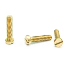 ŚRUBA MOSIĘŻNA WALCOWA PŁASKA DIN 84 M1.6X4 (100 SZT)