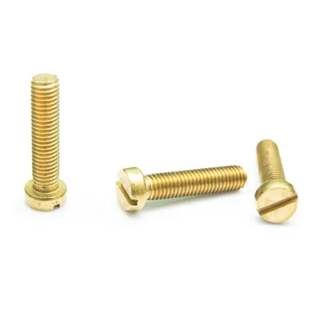 ŚRUBA MOSIĘŻNA WALCOWA PŁASKA DIN 84 M1.6X4 (100 SZT)