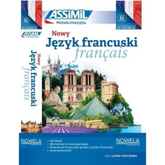 NOWY JĘZYK FRANCUSKI ŁATWO I PRZYJEMNIE SAMOUCZEK A1-B2 + AUDIO ONLINE